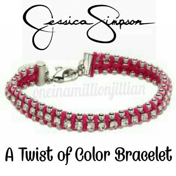Jessica Simpson Jewelry - Jessica Simpson A Twist of Color Bracelet